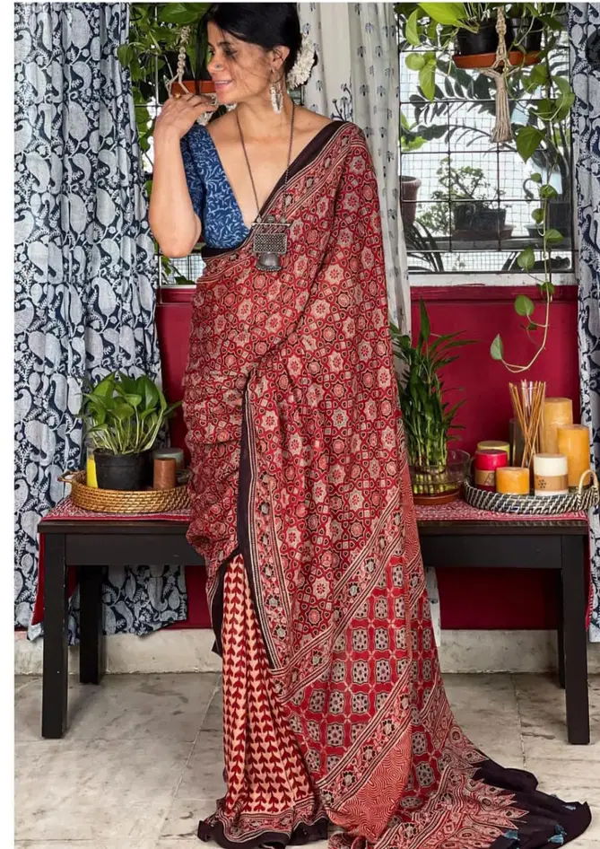 VK 4184 Chanderi Cotton Printed Daily Wear Sarees Wholesale Shop In Surat